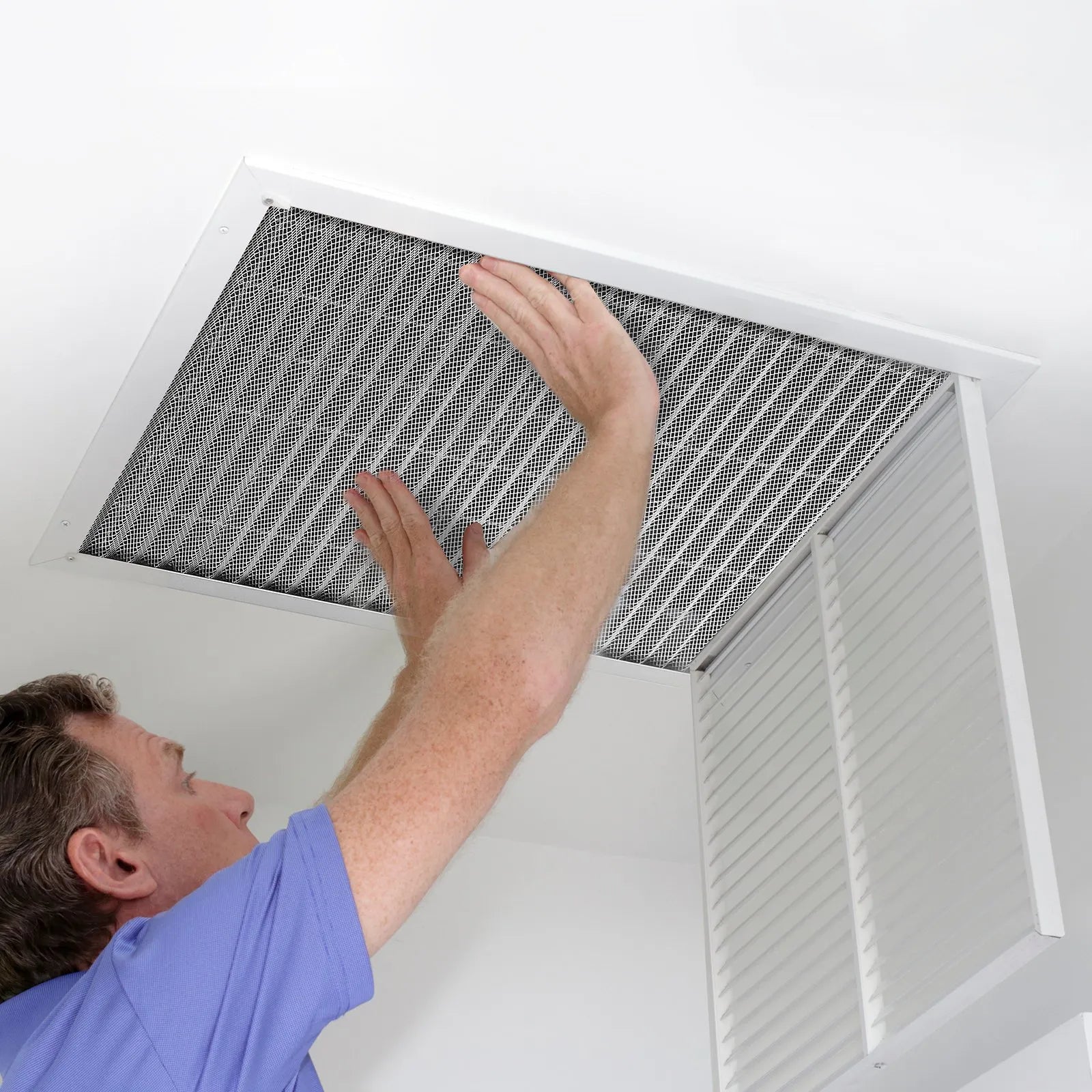 VEVOR 20x25x1 Aluminum Electrostatic Air Filter MERV 8 Actual 19.75x24.65x0.82