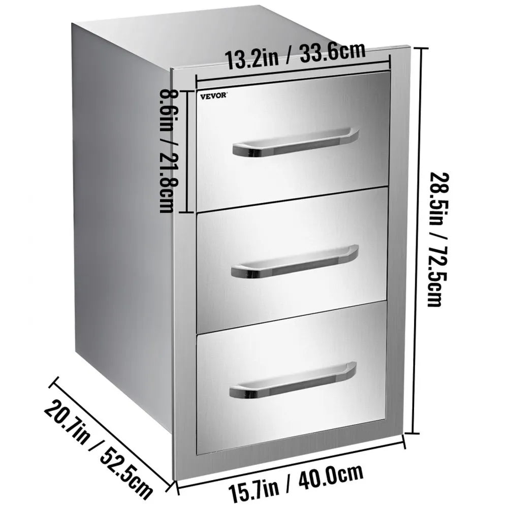 VEVOR Outdoor Kitchen Drawers 16\