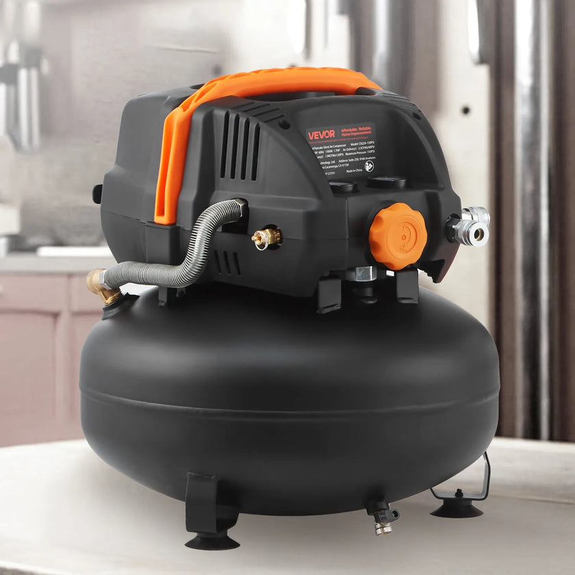 VEVOR 6 Gallon Air Compressor 1.7HP 2.3CFM @ 90PSI & 150PSI Max Working Pressure