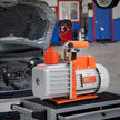 VEVOR 1/2 HP 2 Stage Rotary Vane Vacuum Pump, 7 CFM, 120V Air Conditioning Vacuum Pump, 1/4