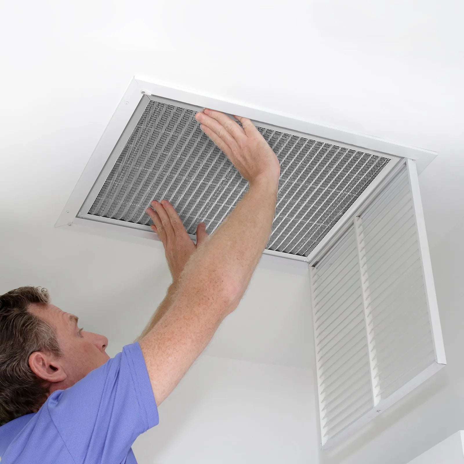 VEVOR 16x20x1 Aluminum Electrostatic Air Filter MERV 8 Actual 15.5x19.75x0.82