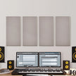 VEVOR 4 PCS Acoustic Wall Panels 2 in Thick 23.6 x 11.8 in Self-adhesive Camel