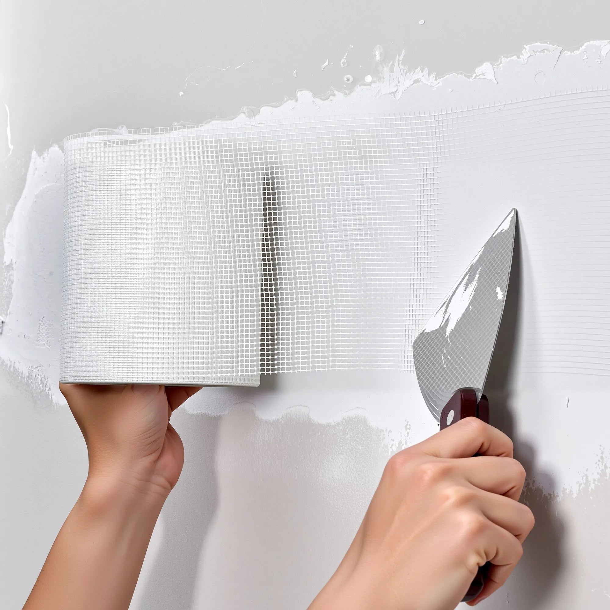 VEVOR 12 Rolls 98.43 ft x 5.91 inch Self-Adhesive Fiberglass Drywall Mesh Tape