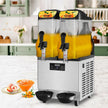 VEVOR 2 x 12L / 3.2 Gal Commercial Slush Machine Margarita Smoothie Frozen Drink