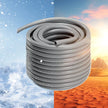 VEVOR 1-Inch Flexible Electrical Conduit, 100 ft, PVC Liquid-Tight Conduit Non-Metallic with 5 Straight and 5 90-Degree Conduit Connector Fittings, for Air Conditioning Motor Controller Pump, IP65