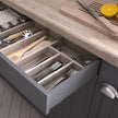 VEVOR 10 Pairs of 21 Inch Drawer Bottom Side Mount Rails, Heavy Duty Full Ball Bearing Extension Steel Track, Soft-Close Noiseless Guide Glides Cabinet Kitchen Runners with Locking Mechanism, 100 Lbs