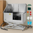 VEVOR 50 Inch Electric Dog Grooming Bath Tub Stainless Steel w Water Filter