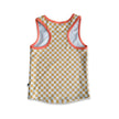 Kids' Bamboo Racerback Tank | Blue Checkers