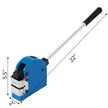VEVOR 2-in-1 Sheet Metal Shrinker and Stretcher Set,18 Gauge Mild Steel 16 Gauge Aluminum Sheet Metal Bender Shrinker Stretcher Set,Solid Construction Manual Expansion Machine