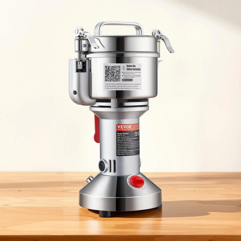 VEVOR 550g Commercial Spice Grinder Electric Grain Mill Grinder High Speed