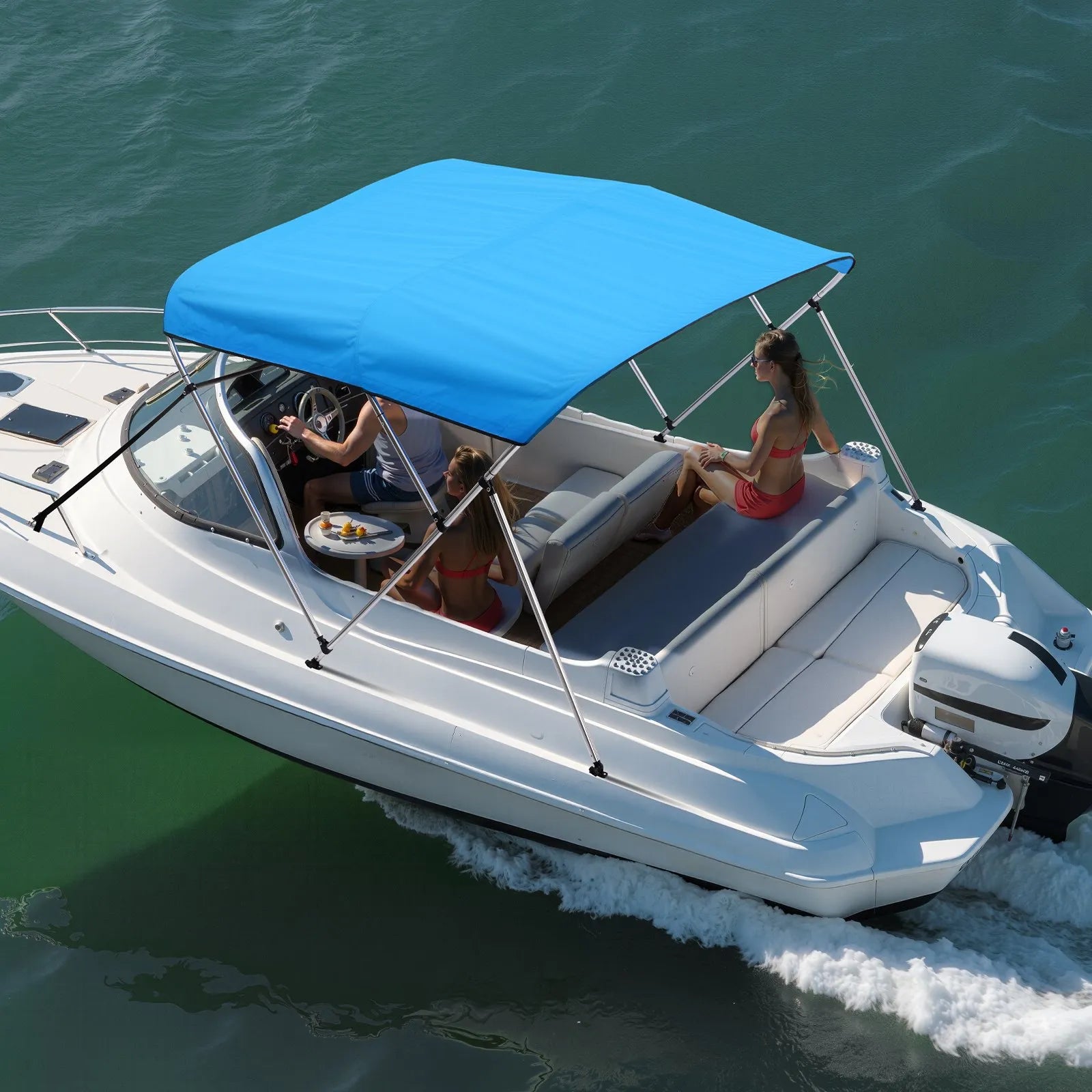 VEVOR 3 Bow Boat Bimini Tops 72