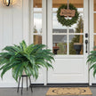 VEVOR 2Pcs Artificial Boston Ferns Plastic Fern 50 Branches Indoor Outdoor Decor