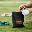 VEVOR 30 Pcs Bungee Cords Set 8mm Heavy Duty Bungee Straps with Steel Carabiners