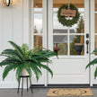 VEVOR 2Pcs Artificial Boston Ferns Plastic Fern 35 Branches Indoor Outdoor Decor