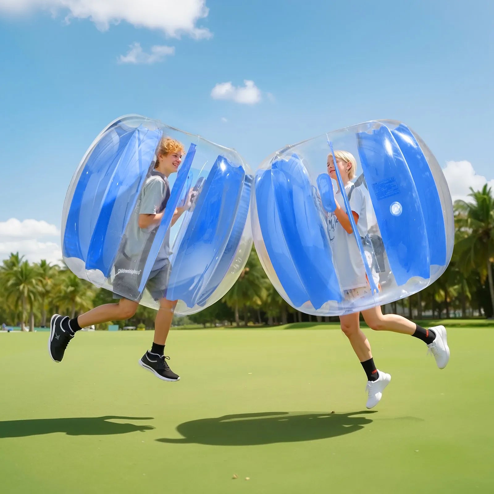 VEVOR 4FT/1.2M Inflatable Bumper Balls PVC Body Sumo Zorb Ball Outdoor Game