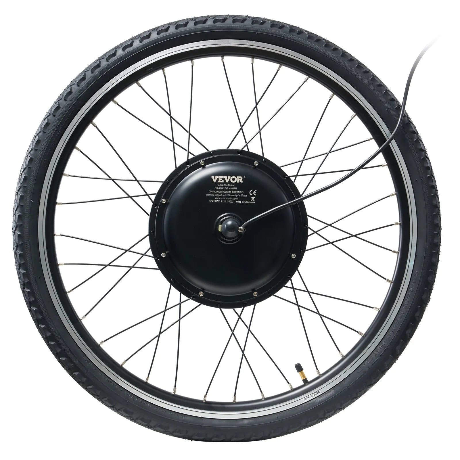 VEVOR 1000W Electric Bike Conversion Kit 48V 26