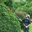 VEVOR 20V Cordless Hedge Trimmer, 18 inch Double-edged Steel Blade, Pole Hedge Trimmer Kit 20V Battery, Fast Charger Included, 74