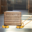 VEVOR 4PCS Machinery Skate Dolly, 26455LBS/12T Industrial Machinery Mover, Heavy Duty Carbon Steel Machinery Moving Skate & 4 Carbon Steel Wheels and 360° Rotation Non-Slip Cap for Warehouse, Factory