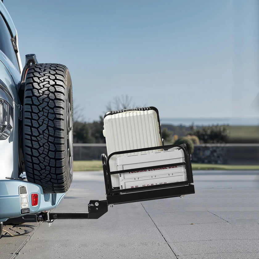 VEVOR 500 lbs Hitch Cargo Carrier Folding Hitch Cargo Carrier for 2
