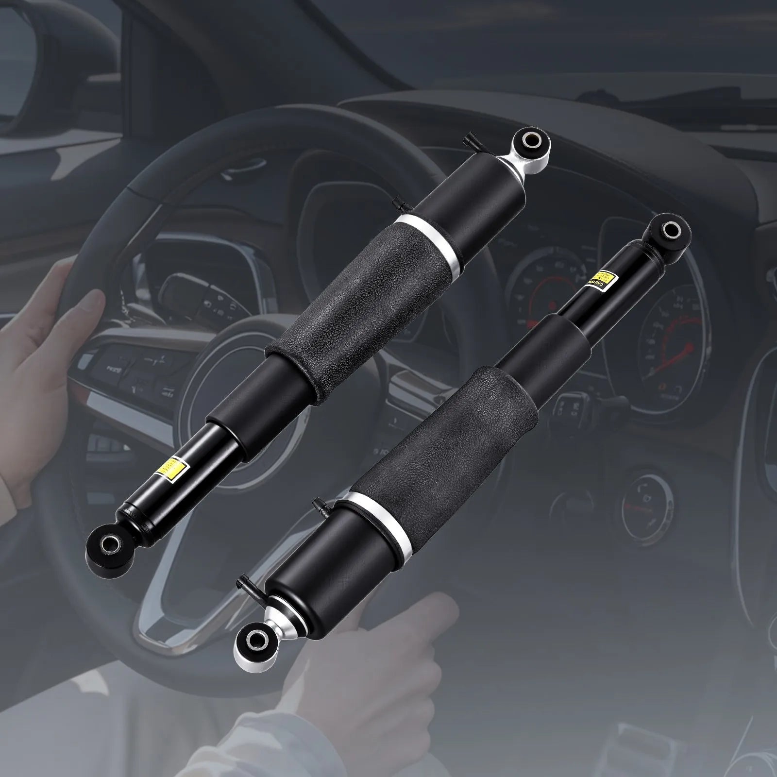 VEVOR 2 Rear Air Shock Absorber Strut Compatible with Cadillac Chevrolet Tahoe