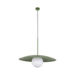 SLATE Mid-Century Modern Wide Dome Pendant Light for Kitchen Island & Dining Table