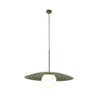 SLATE Mid-Century Modern Wide Dome Pendant Light for Kitchen Island & Dining Table