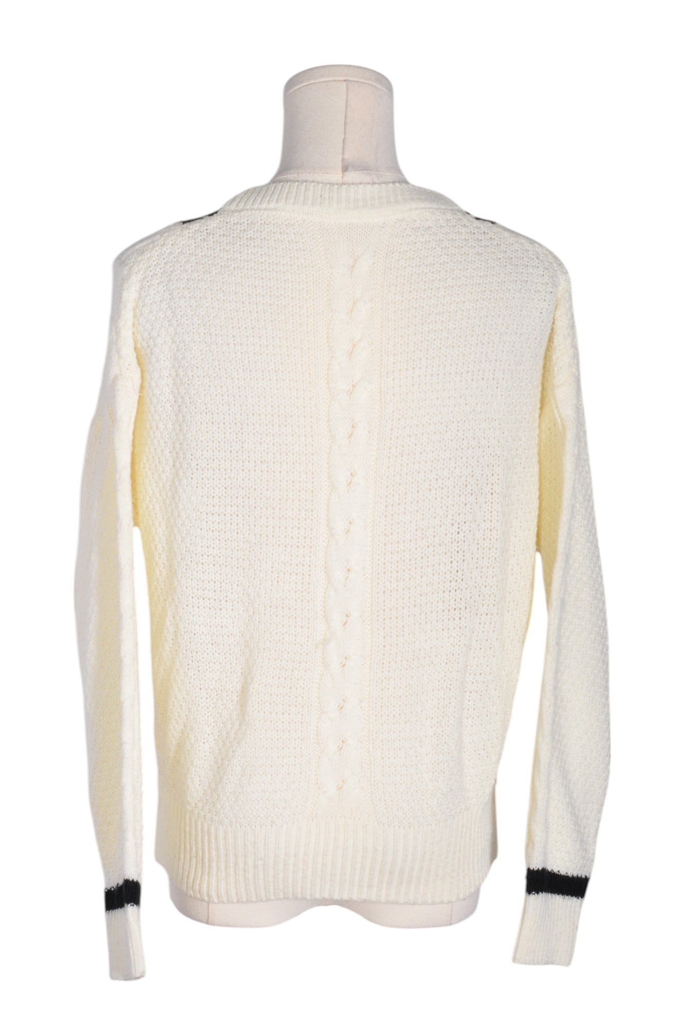 UNBRANDED Women Sweaters Regular fit in White - S