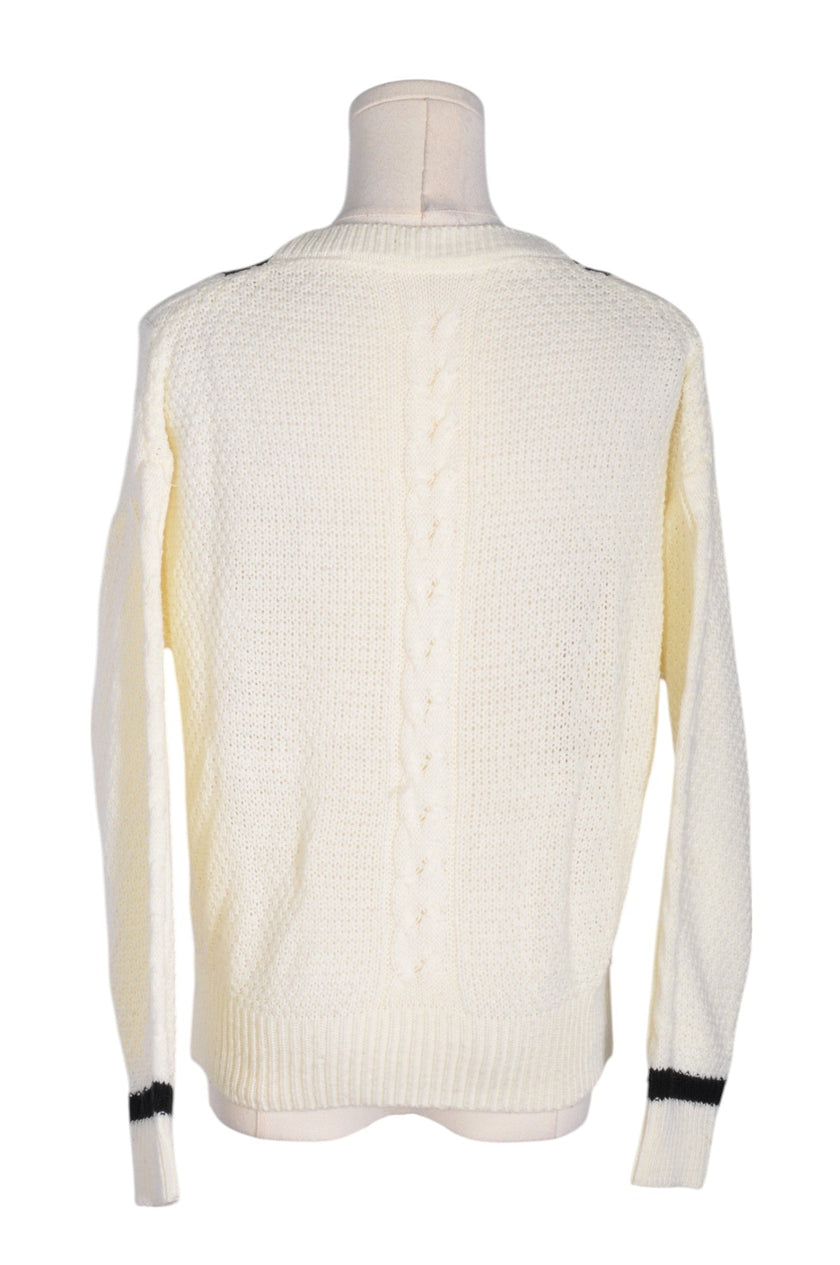 UNBRANDED Women Sweaters Regular fit in White - S