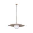 SLATE Mid-Century Modern Wide Dome Pendant Light for Kitchen Island & Dining Table