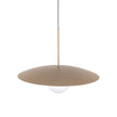 SLATE Mid-Century Modern Wide Dome Pendant Light for Kitchen Island & Dining Table