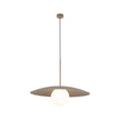 SLATE Mid-Century Modern Wide Dome Pendant Light for Kitchen Island & Dining Table