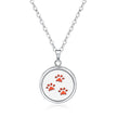 Open Round Hollow Perfume Box Necklace