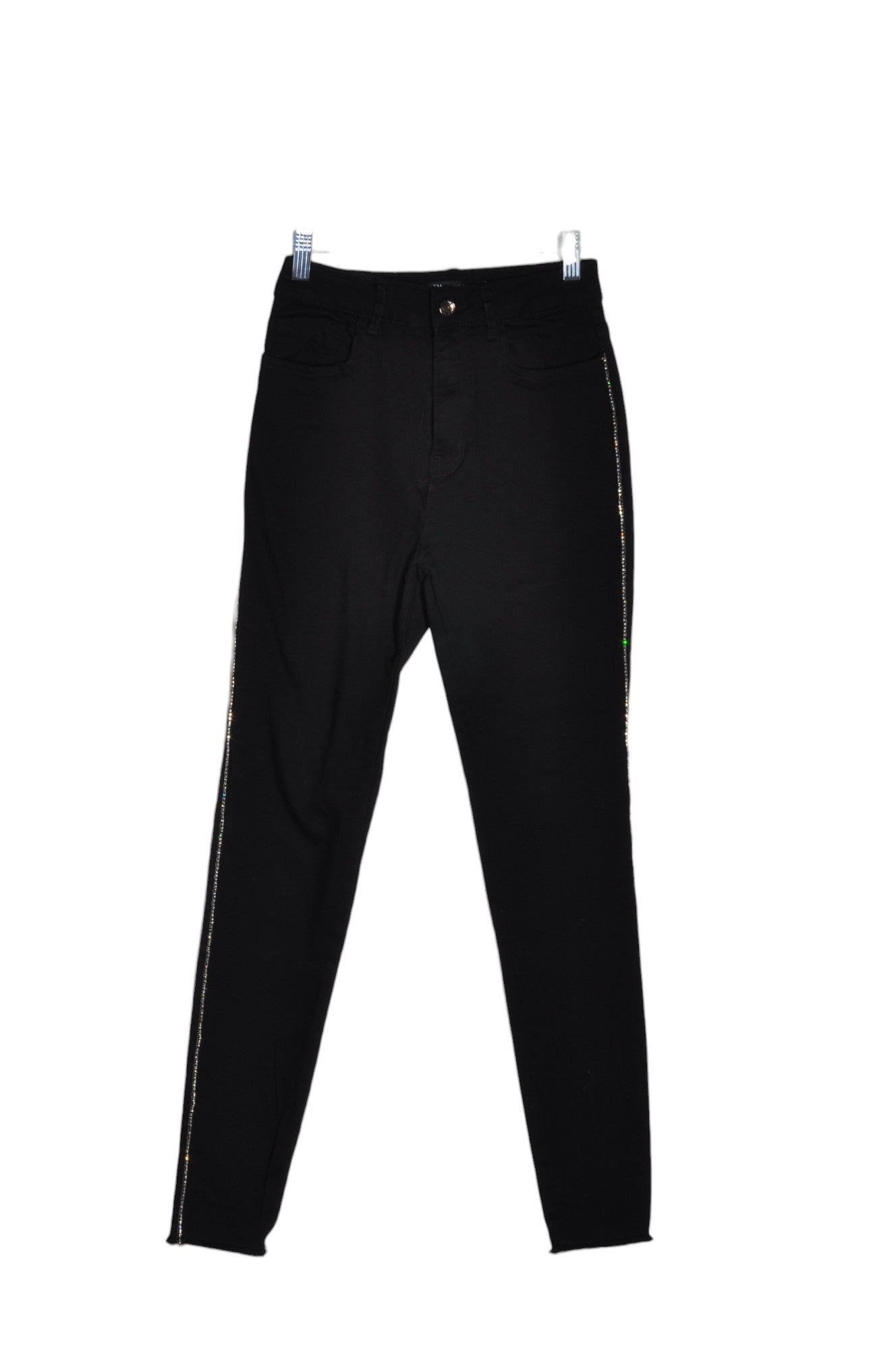 ZARA Women Work Pants Regular fit in Black - 6