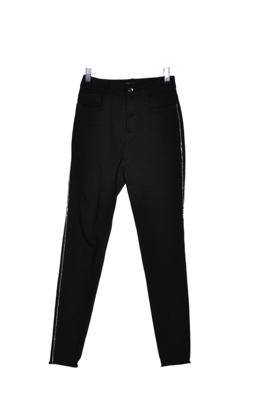 ZARA Women Work Pants Regular fit in Black - 6