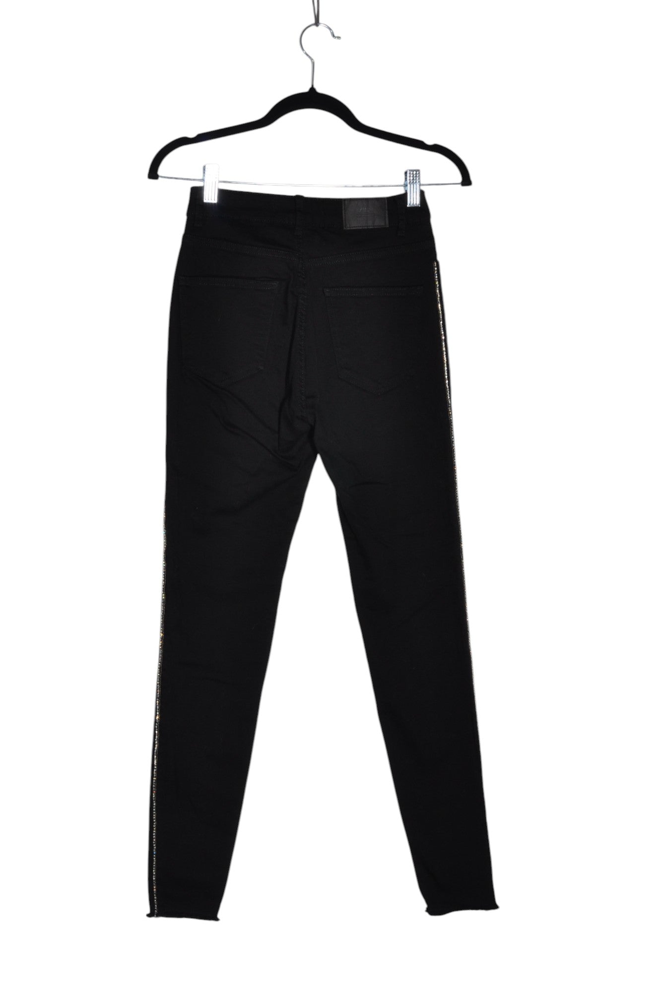 ZARA Women Work Pants Regular fit in Black - 6