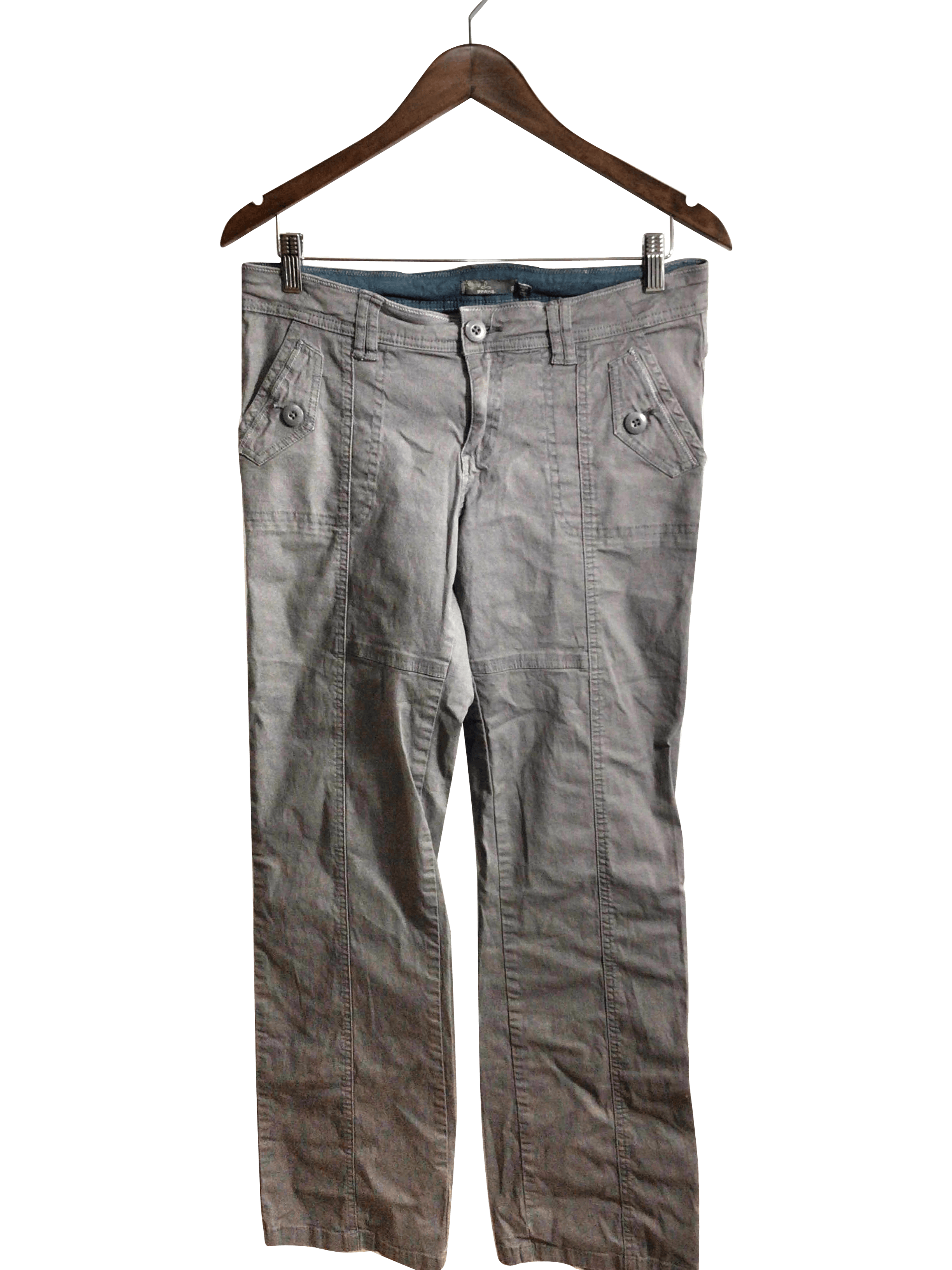 PRANA Women Straight-Legged Jeans Regular fit in Gray - 8