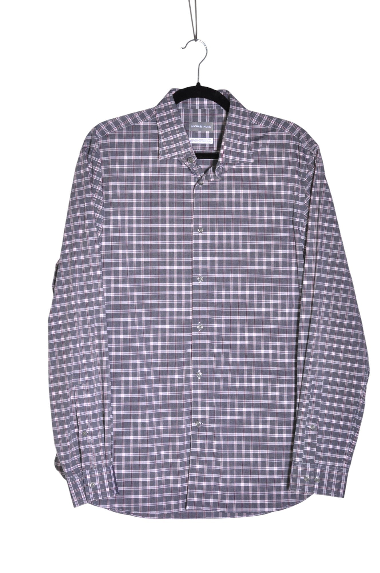 MICHAEL KORS Men Button Down Tops Regular fit in Gray - L