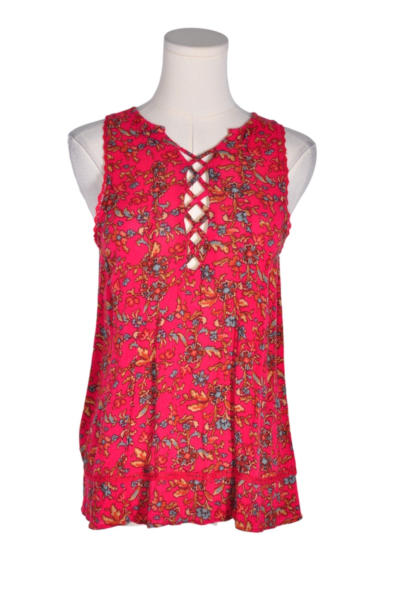 UNBRANDED Women Tank Tops Regular fit in Red - S