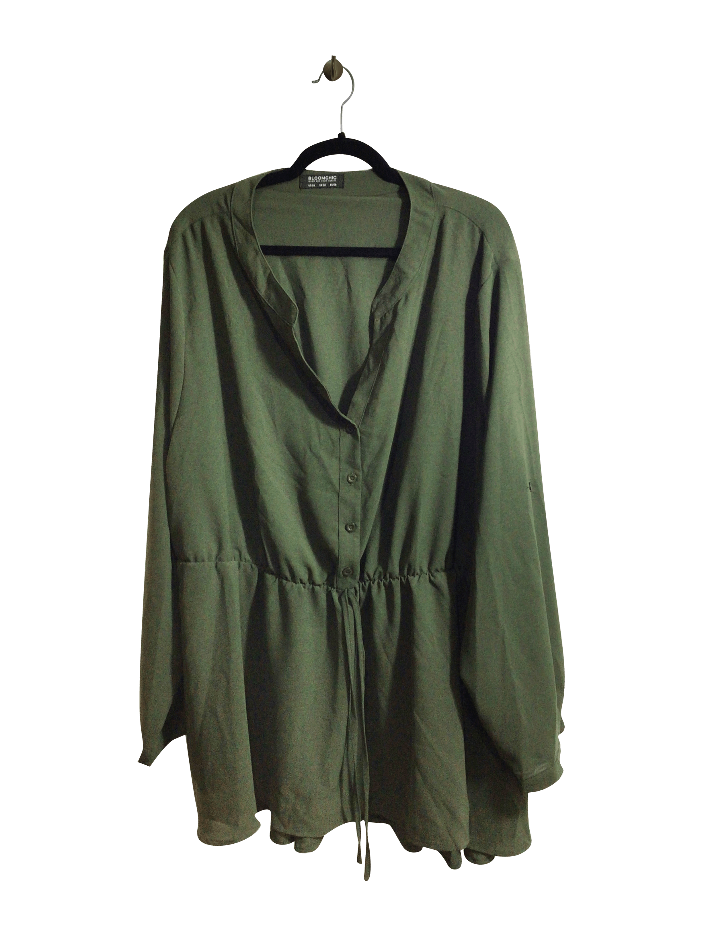 BLOOM CHIC Women Wrap Dresses Regular fit in Green - 26