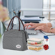 Thickened Cold Insulation Lunch Bag – Korean Style, Polyester