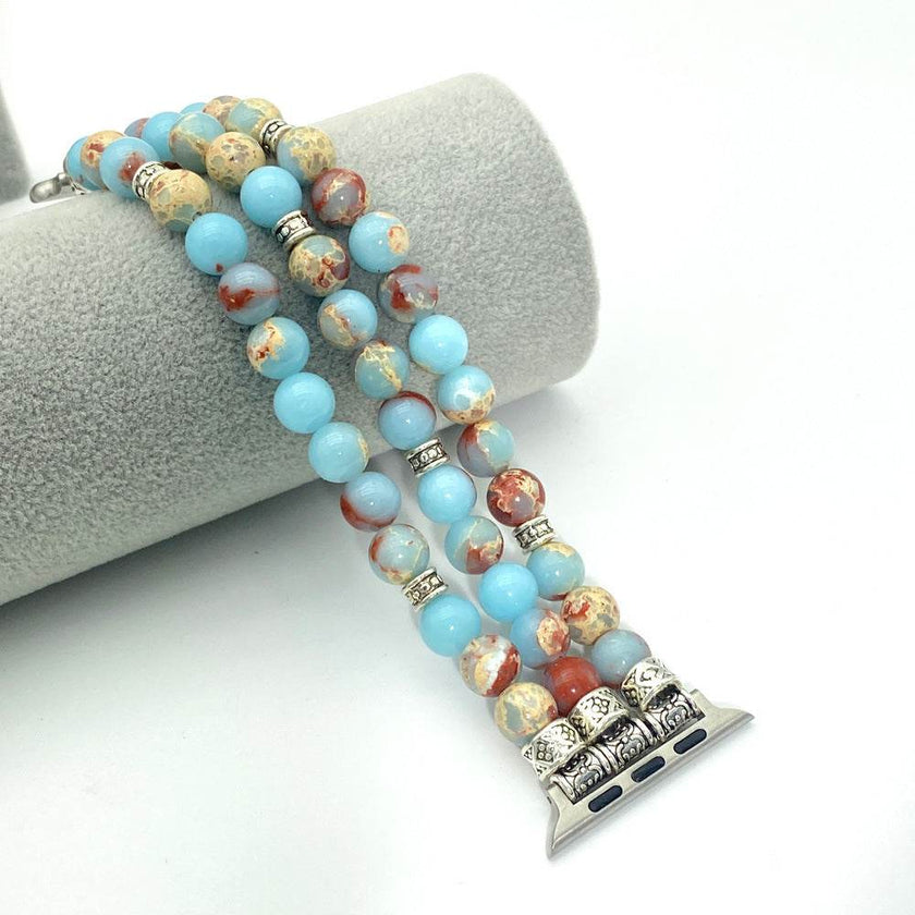 Simple And Versatile Beaded Bracelet smart watch strap