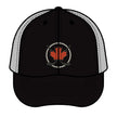 Maple Stick Hockey Hat Canadian Maple Leaf Cap with Crossed Hockey Sticks - Premium Snapback Trucker Hat - Canada Pride Baseball Cap