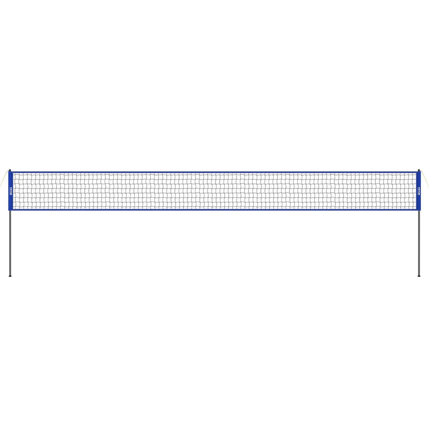 VEVOR Outdoor Portable Volleyball Net System, Adjustable Height Steel Poles, Professional Volleyball Set with PVC Volleyball, Pump, Carrying Bag, Heavy Duty Volleyball Net for Backyard, Beach, Lawn