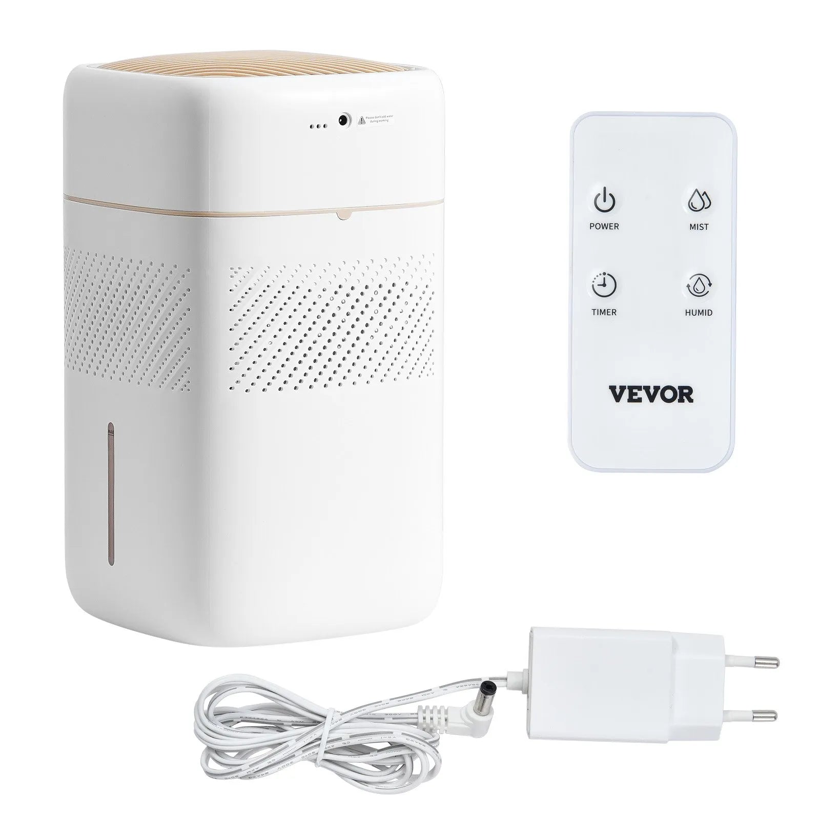 VEVOR 5L(1.32G) Evaporative Humidifier for 538.2 sqft Air Purifier for Bedroom