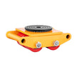 VEVOR 4PCS Machinery Skate Dolly, 17637LBS/8T Industrial Machinery Mover, Heavy Duty Carbon Steel Machinery Moving Skate with 4 PU Wheels and 360° Rotation Non-Slip Cap for Warehouse Workshop Factory
