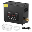 VEVOR 6L Ultra Sonic Cleaner Cleaning Machine with Basket Heater and Timer 180W