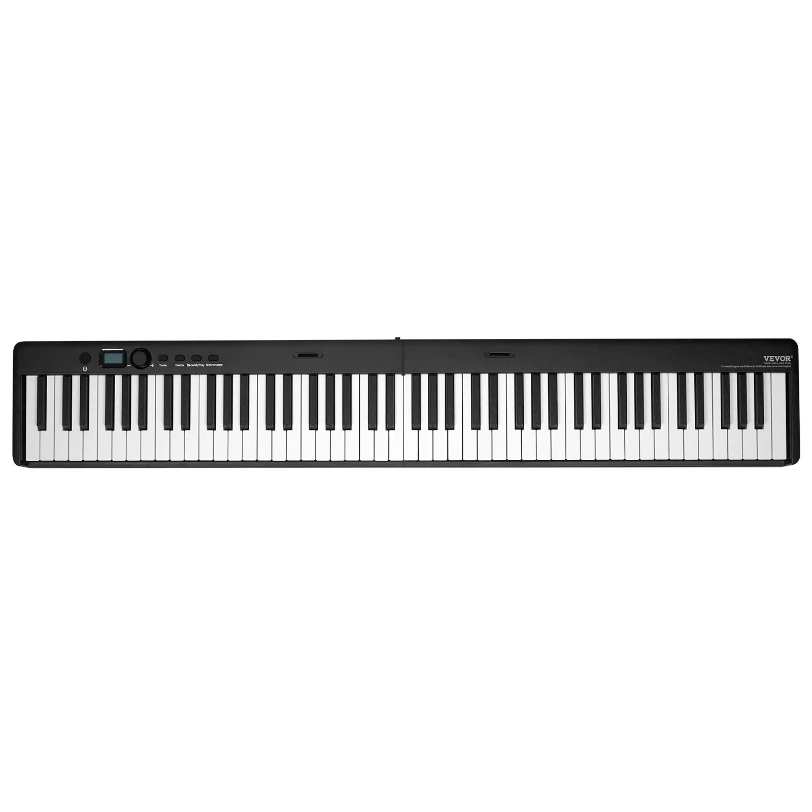 VEVOR 88 Key Folding Keyboard Piano Portable Foldable Bluetooth MIDI with Stand