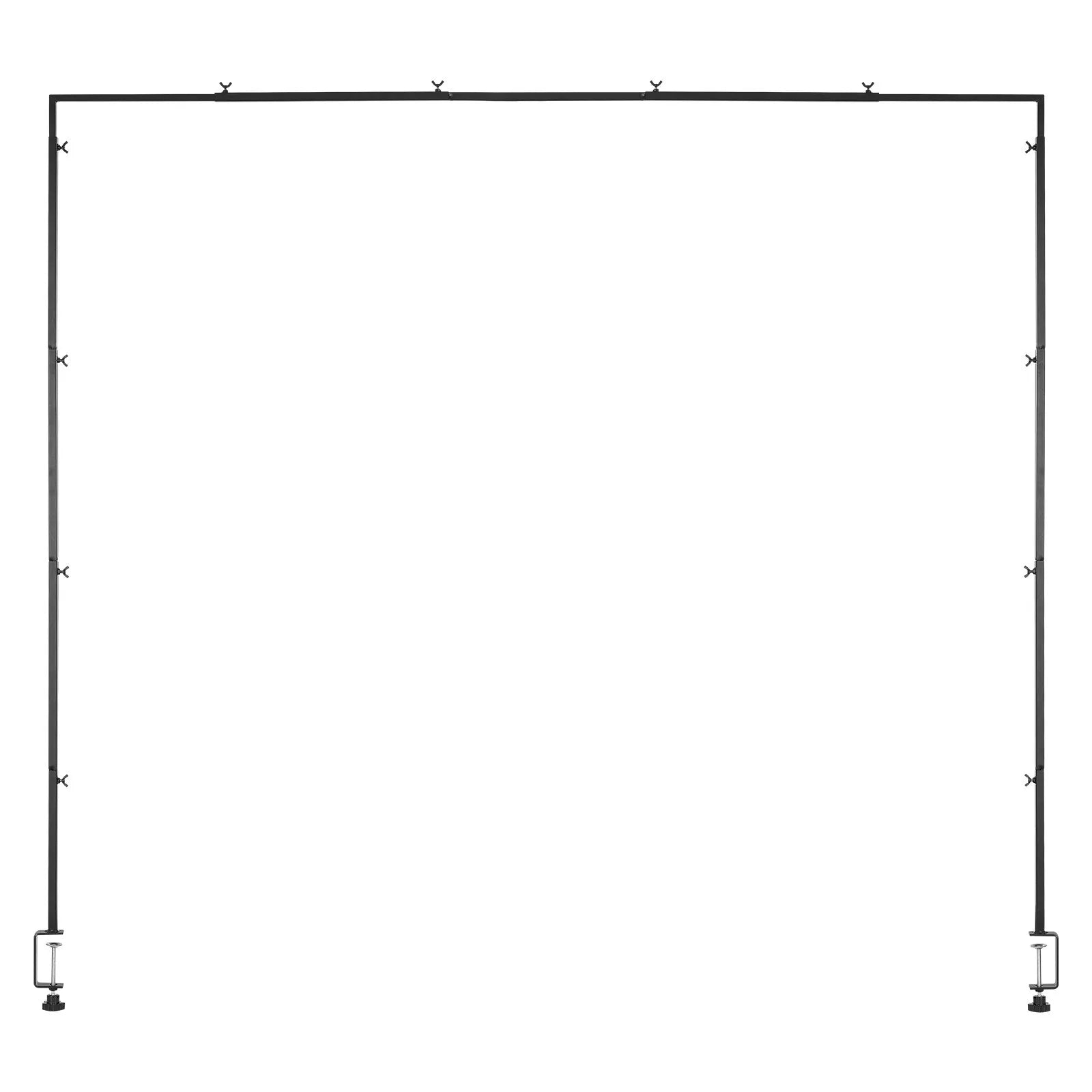 VEVOR Over The Table Rod Stand Arch Frame 28-98 in Length Adjustable Clamp Decor