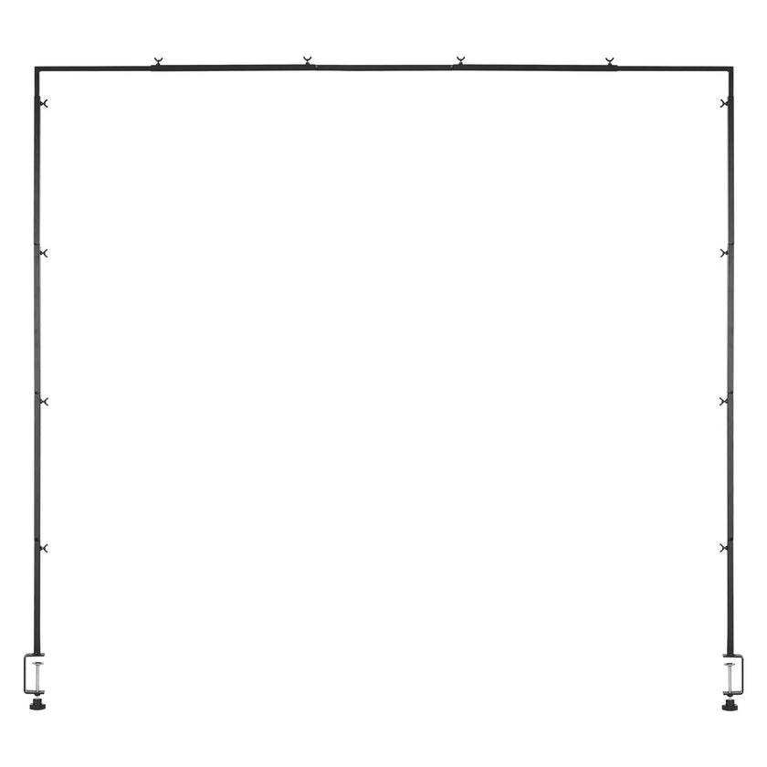 VEVOR Over The Table Rod Stand Arch Frame 28-98 in Length Adjustable Clamp Decor
