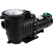 Swimming Pool Pump 1HP, Dual Voltage 110V 220V, 5544GPH, Powerful Pump for In/Above Ground Pool Water Circulation, with Strainer Basket, 2pcs 1-1/2'' NPT Connectors Tested to UL Standards